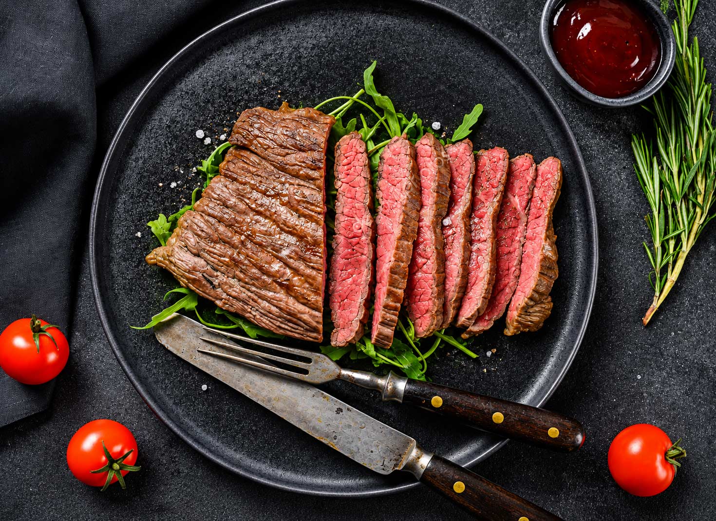 Flat iron steak
